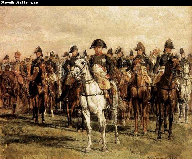 Jean-Louis-Ernest Meissonier Napoleon and his Staff